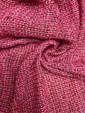 Pink Bouclé tweed Fabric - 2.2 yard - 59” width